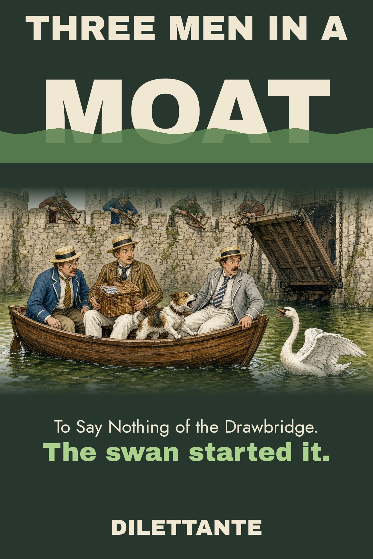 Cover for Three Men in a Moat